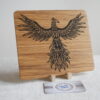 Phoenix - Gravure laser sur Chêne - Taille M – Image 2