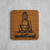 Bouddha - Gravure laser sur Chêne - Taille S