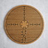 Labyrinthe de Chartres - Gravure sur Chêne - 35cm