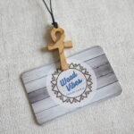 Pendentif Croix de Ankh - Bois d'Olivier – Image 2