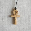 Pendentif Croix de Ankh - Bois d'Olivier – Image 3