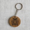 Porte Clés Hibou- Chêne Massif